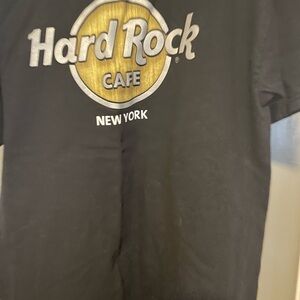 Hard Rock Cafe Black and Gold New York Tee